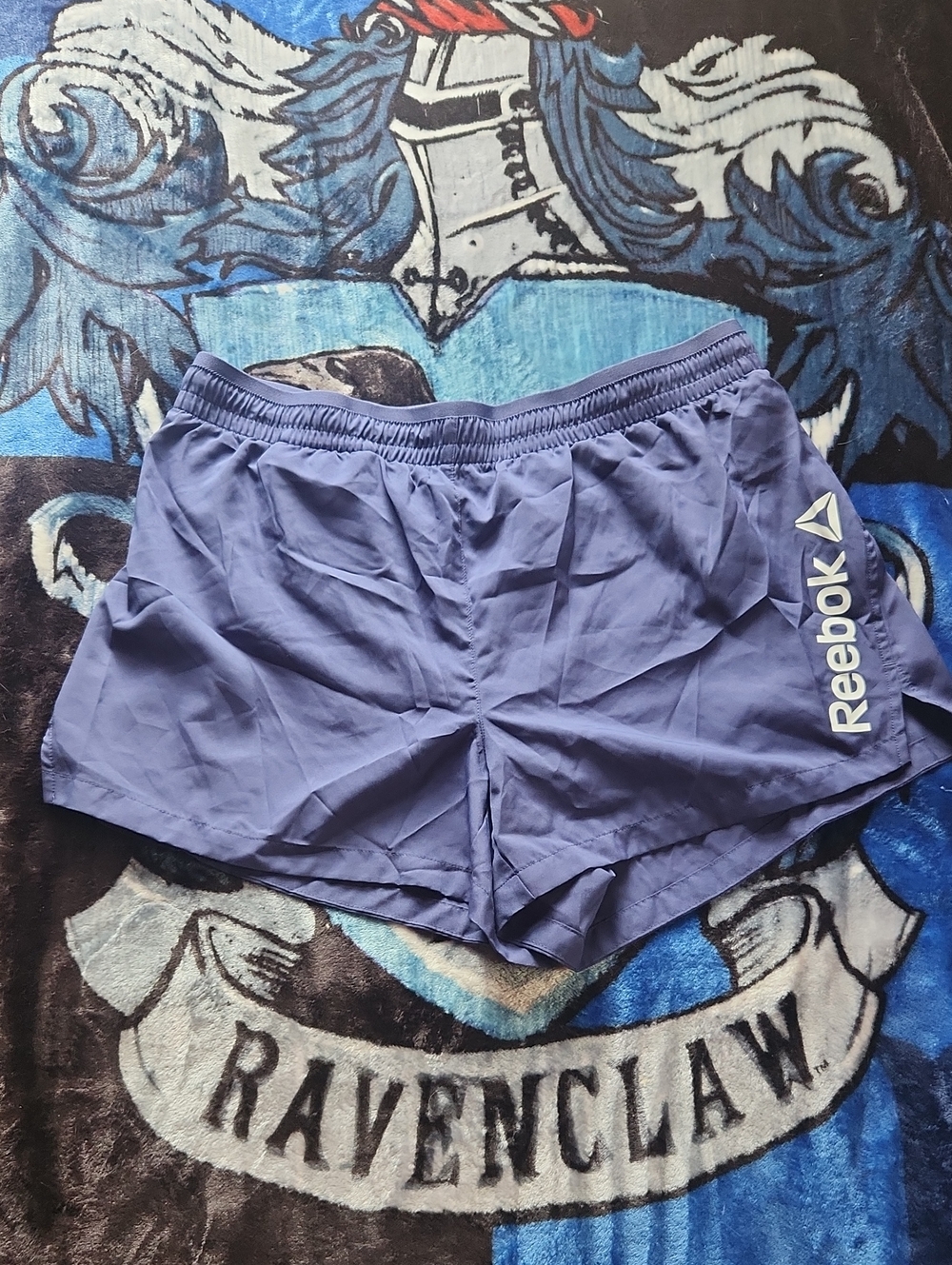 Reebok Blue Active Shorts with Side Logo